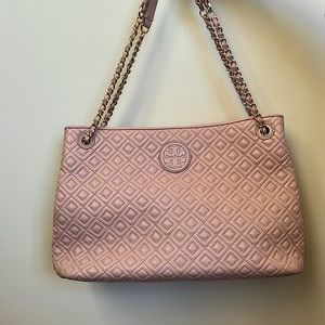 Tory Burch Vintage Medium Light Pink Purse